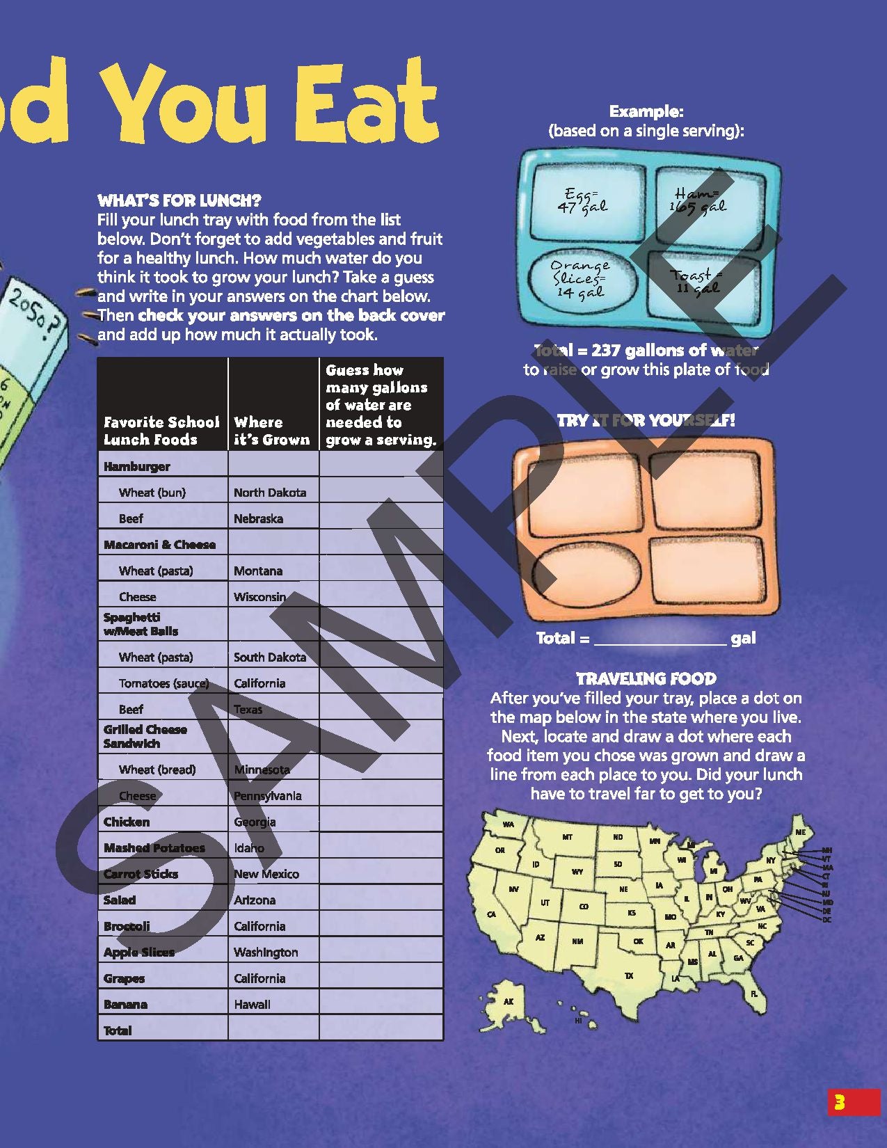 Water, Agriculture and Food KIDs Activity Booklet