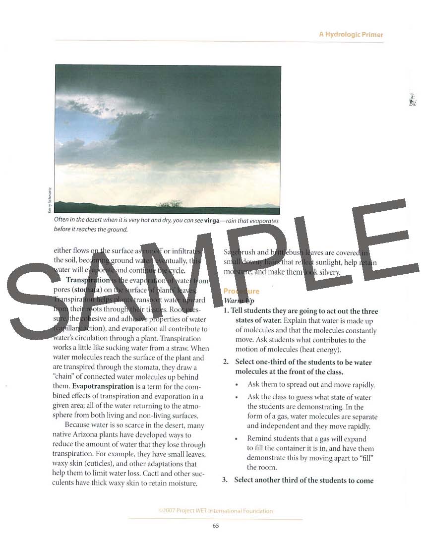 Arizona Conserve Water: Educator Guide