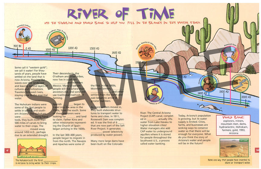 Discover the Waters of Arizona KIDs Activity Booklet, PDF EBOOK