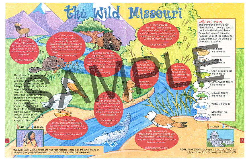 Discover the Missouri River KIDs Activity Booklet, PDF EBOOK