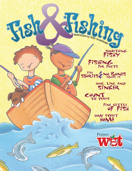 Fish and Fishing KIDs Activity Booklet, PDF EBOOK