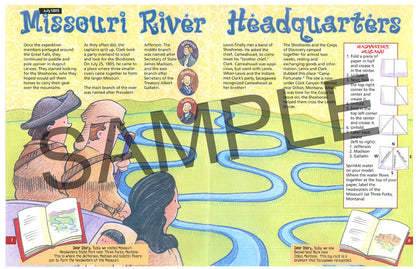 On the Water Route of Lewis and Clark KIDs Activity Booklet, PDF EBOOK
