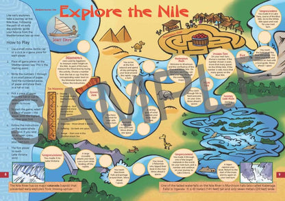 Discover the Nile River KIDS Activity Booklet, PDF EBOOK