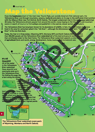 Discover the Yellowstone River KIDs Activity Booklet