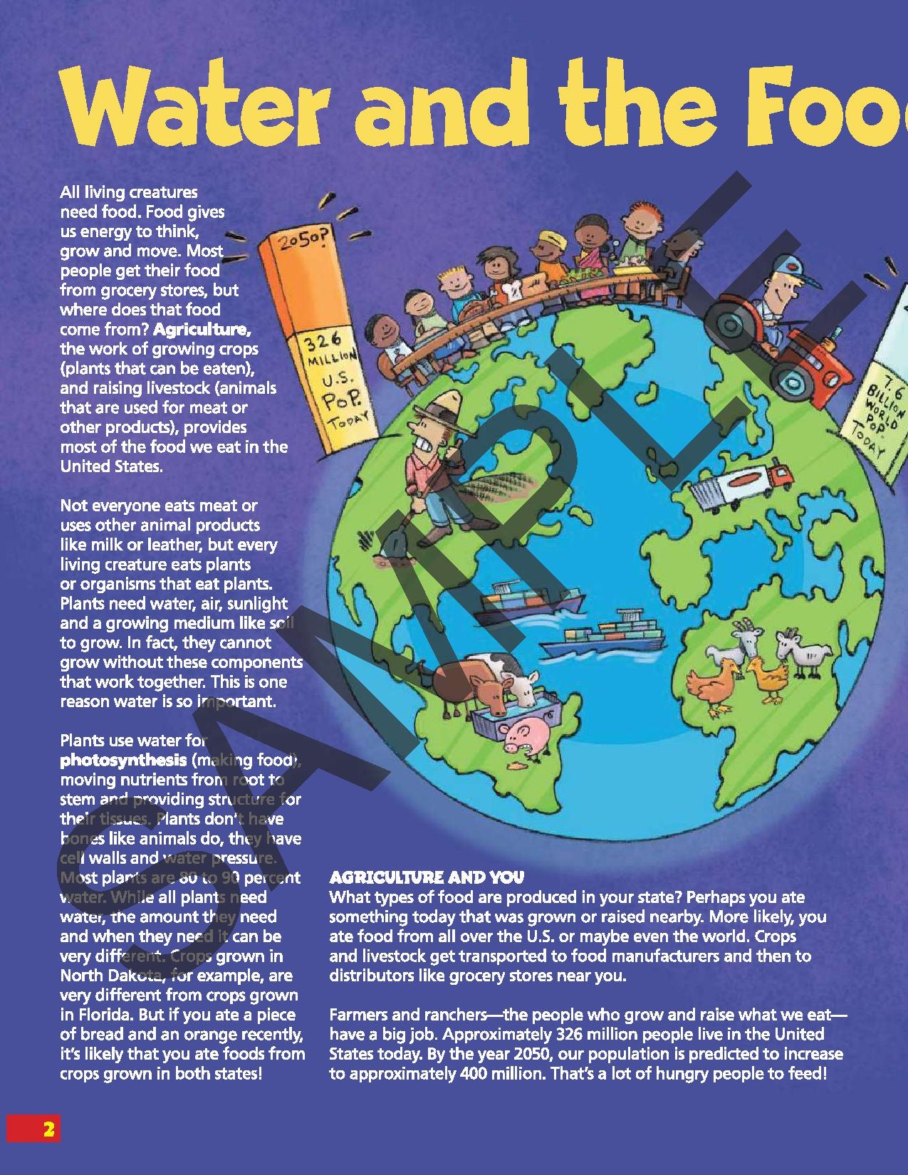 Water, Agriculture and Food KIDs Activity Booklet