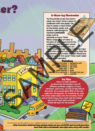 Discover Storm Water KIDs Activity Booklet