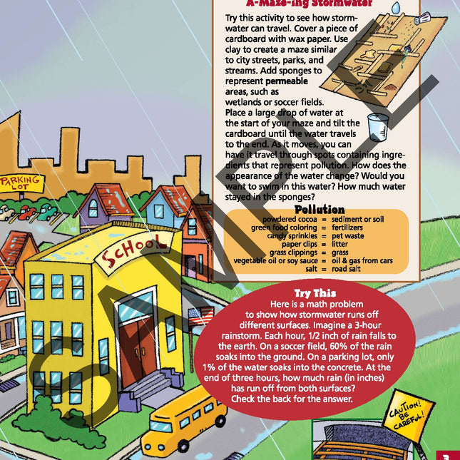 Discover Storm Water KIDs Activity Booklet