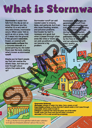 Discover Storm Water KIDs Activity Booklet