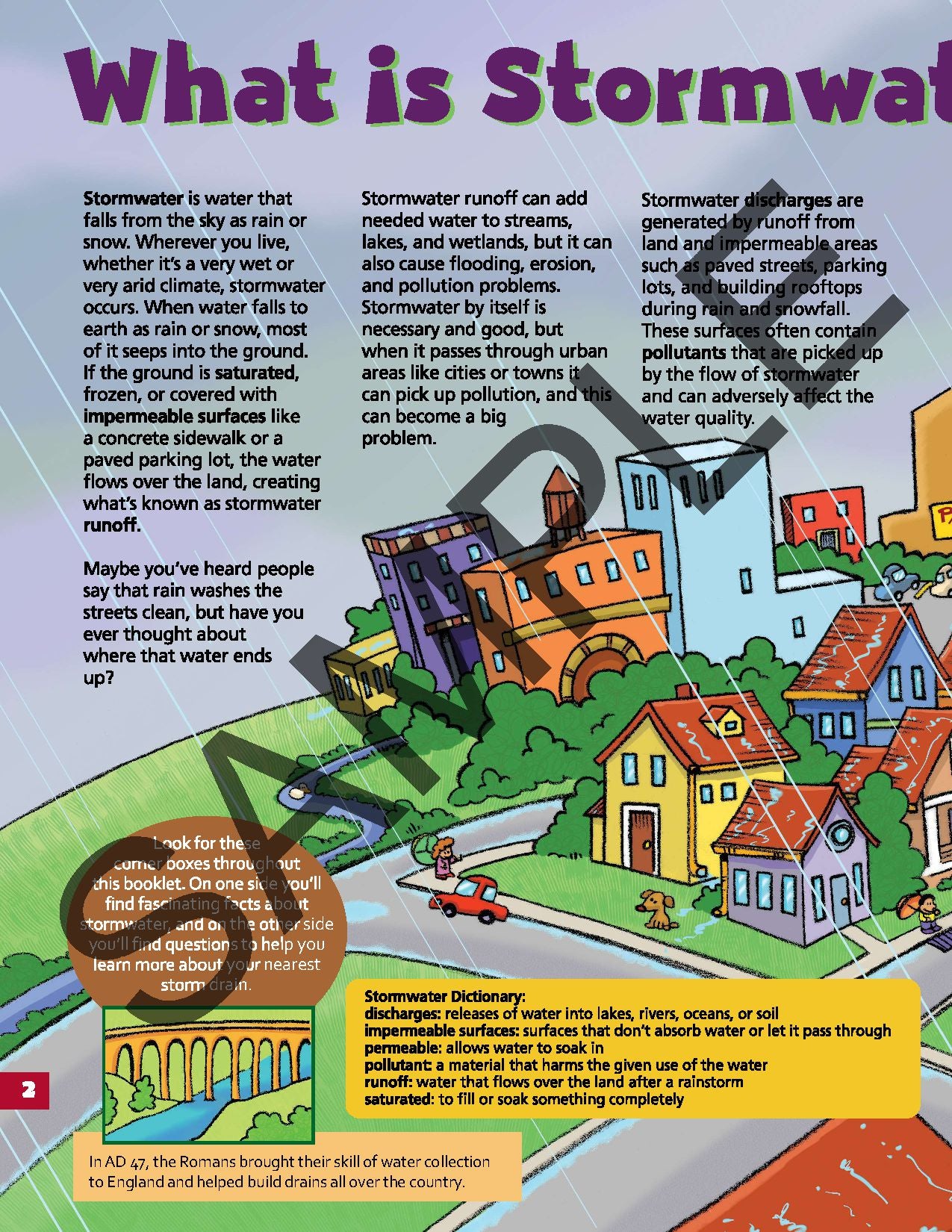 Discover Storm Water KIDs Activity Booklet