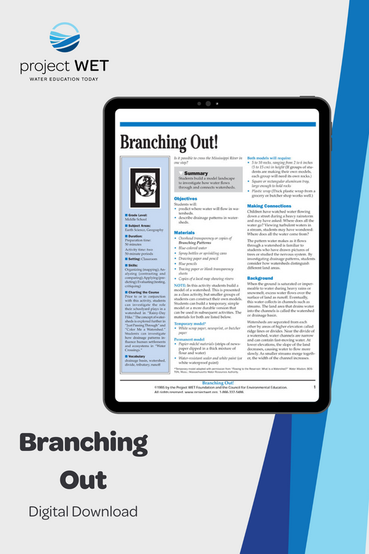 "Branching Out" Activity, PDF DOWNLOAD