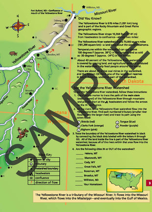 Discover the Yellowstone River KIDs Activity Booklet