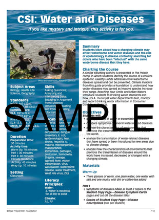 Arizona - CSI: Water and Disease