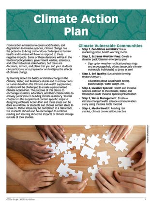 Climate Change and Heath supplement