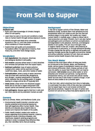 Climate Change and Heath supplement