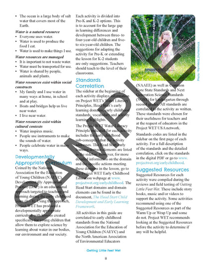 Getting Little Feet Wet Early Childhood Educator Guide