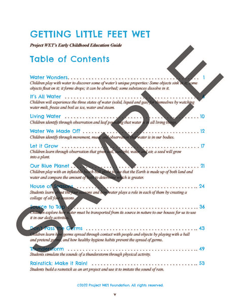 Getting Little Feet Wet