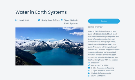 Water in Earth Systems Online Training