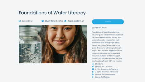 Foundations of Water Education Online Training