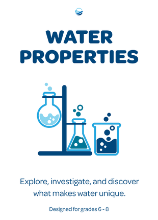 Water Properties Unit - Middle School
