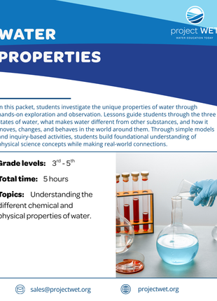 Water Properties Unit - Grades 3-5