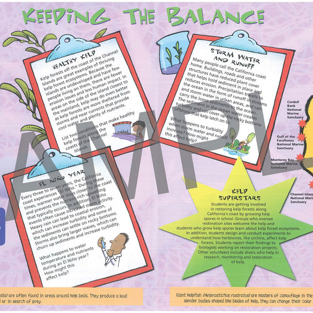 Discover California Coastal Ecosystems, KIDs Activity Booklet PDF EBOOK