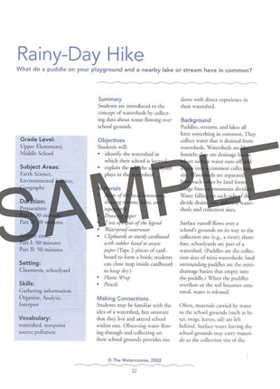 Discover a Watershed: Watershed Manager PDF