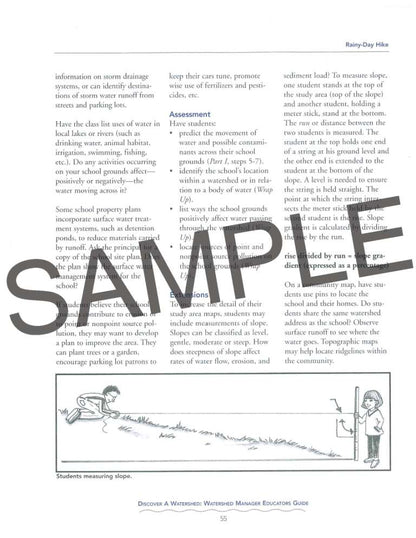 Discover a Watershed: Watershed Manager PDF