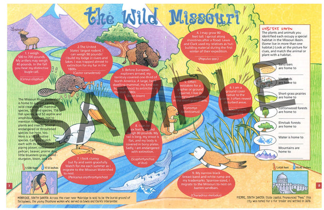 Discover the Missouri River KIDs Activity Booklet, PDF EBOOK