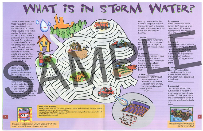 Discover Stormwater KIDs Activity Booklet Project WET Project WET Store discover-stormwater-kids-activity-booklet-project-wet-project-wet-store