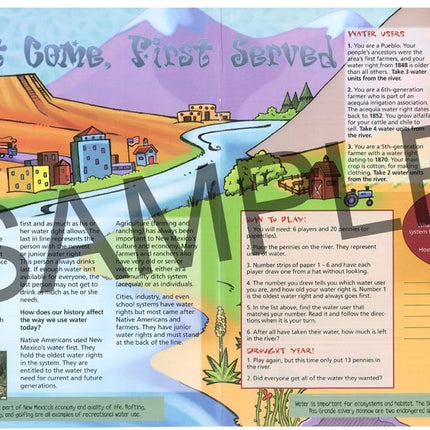 Discover the Waters of New Mexico, KIDs Activity Booklet, PDF EBOOK