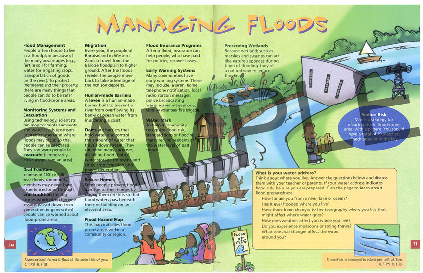 Discover Floods KIDs Activity Booklet | Project WET – Project WET Store