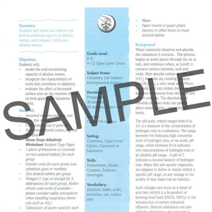 Healthy Water, Healthy People: Water Quality Educator Guide