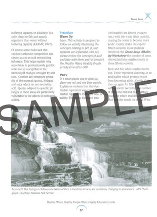 Healthy Water, Healthy People: Water Quality Educator Guide - EBOOK