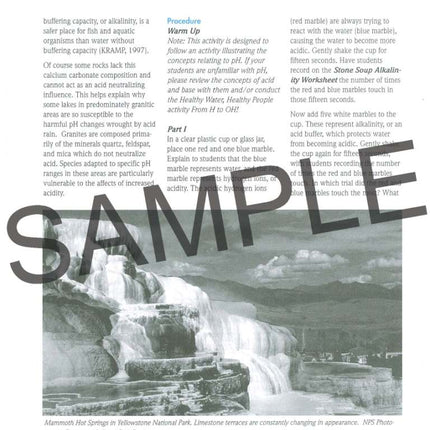 Healthy Water, Healthy People: Water Quality Educator Guide