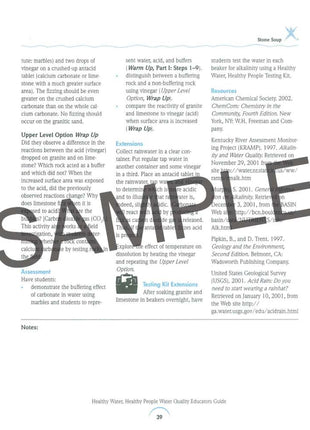 Healthy Water, Healthy People: Water Quality Educator Guide - EBOOK