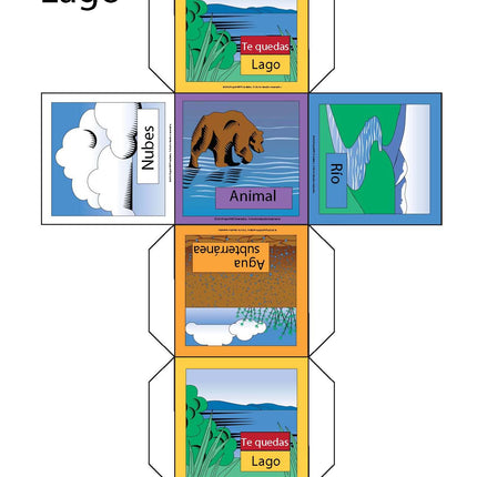 "Incredible Journey" Activity Dice (SPANISH) / Los cubos del viaje increíble para descarga (ESPAÑOL), PDF DOWNLOAD