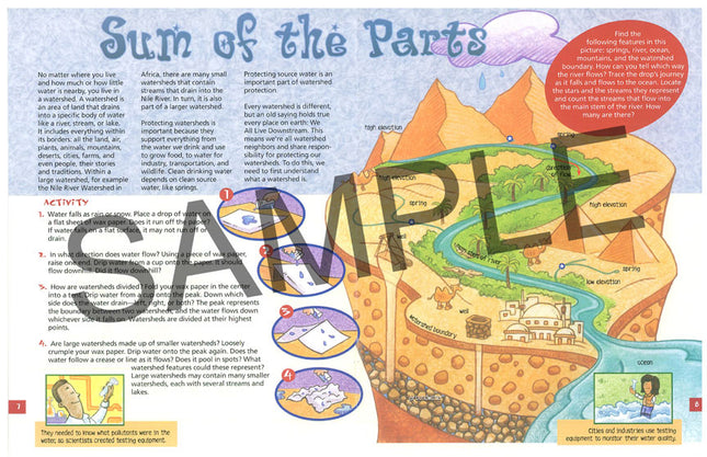 Water: Every Drop Counts KIDs Activity Booklet, PDF EBOOK