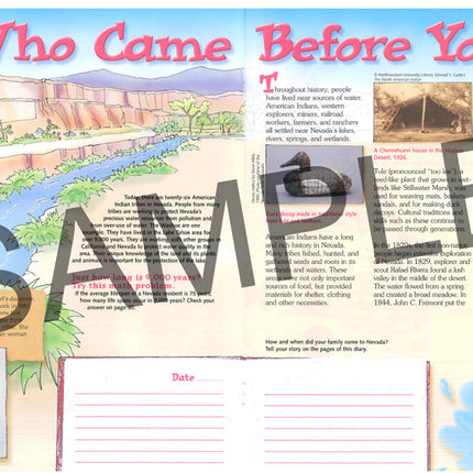 Discover the Waters of Nevada KIDs Activity Booklet, PDF EBOOK