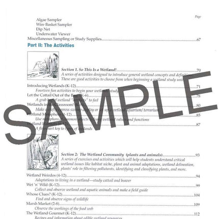 WOW! The Wonders of Wetlands: An Educator Guide