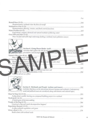 WOW! The Wonders of Wetlands: An Educator Guide
