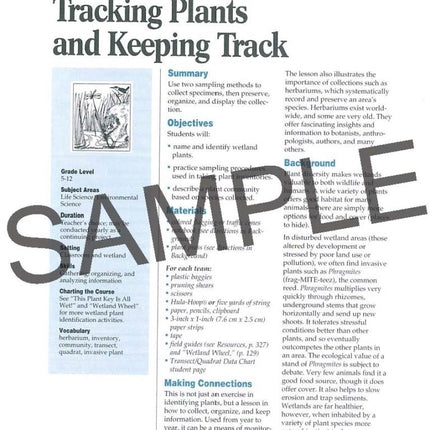 WOW! The Wonders of Wetlands: An Educator Guide