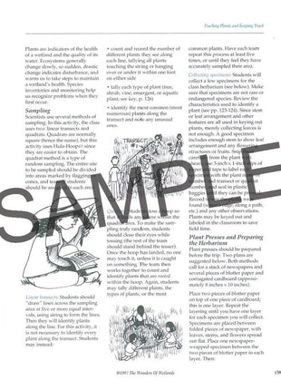 WOW! The Wonders of Wetlands: An Educator Guide